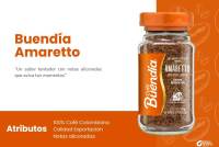 Café Buendia Sabor Amaretto 85 g - Soluble Iiofilizado de Calidad Superior - Qumir - details 1