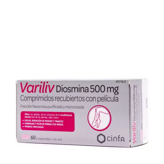 VARILIF DIOSMINA 500MG COMPRIMIDOS DE CINFA - 1