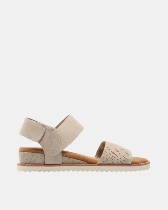SKECHERS 31440 BOBS DESERT KISS Sandalias Abiertas Mujer Blanco - 1