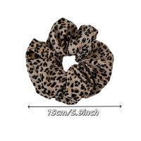 Scrunchies De Impresión De Leopardo Cinta Elástica Para El Cabello Accesorio Elegante Para Mujer Amarrar El Cabello Con Alta Elasticidad - details 1