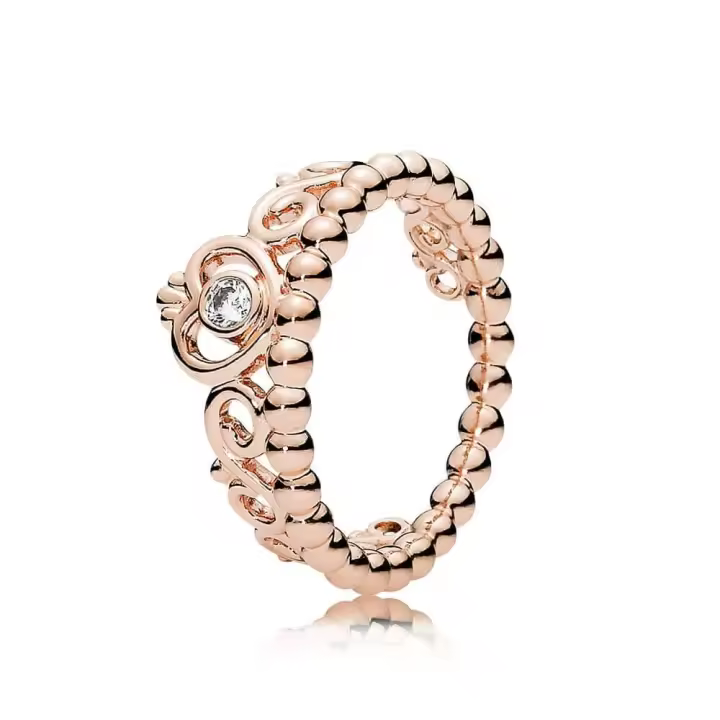 180880CZ-56 - ANILLO ROSE CIRCONITA TIARA 180880CZ-56 PANDORA   Anillo Pandora original - 1