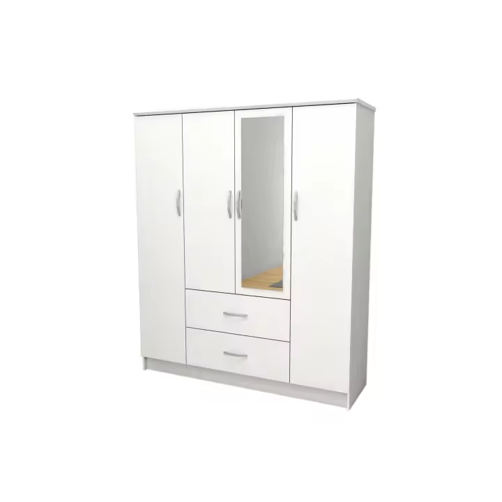 Armario de Dormitorio DN 4 Puertas, con Espejo     Saldos y Stocks - 1