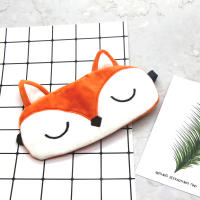 Cojín De Cuello En Forma De Zorro Lindo Y Cómodo De Algodón Suave Con Mascarilla Para Ojos Decorativo De Animal Estilo Wagon - details 4