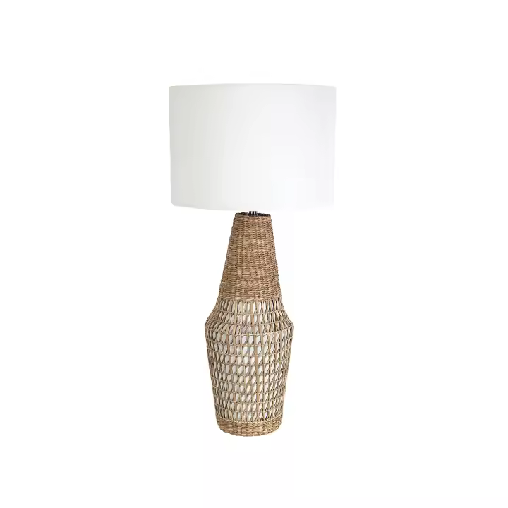 LAMPARA BAMBU/FIBRAS NATU. C/PANTALLA HM11021 FIJALO - 1