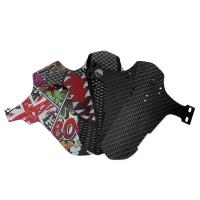 Defensas De Bicicleta Frontales Y Traseras Mudguard Accesorios De Ciclismo Guardia De Barro Portátil Con Patrón Impreso Fijación Sencilla Piezas De Bicicleta De Plástico PP5 Fibra De Carbono - details 2