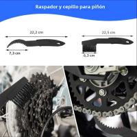 Limpieza De Cadena De Bicicleta Portátil Herramienta De Limpieza Para Ciclismo Montaña Accesorio Exterior Con Cepillos Y Scrubber - details 4