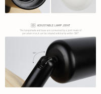 Lámpara De Pared De Madera Vintage Nórdica E27 110V 220V Estilo Loft Para Bar Café Restaurante Iluminación De Hogar Luz De Metal Para Sala De Estar Dormitorio Cocina Baño - details 7