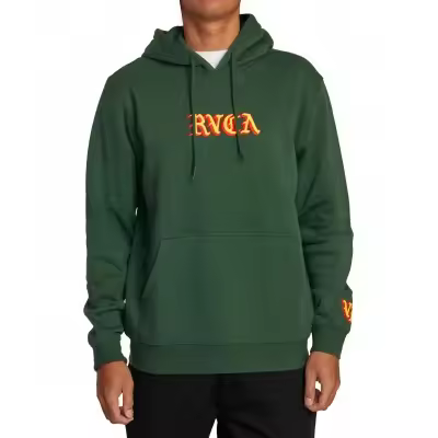 Sudadera RVCA Del Toro Hoodie College Green AVYSF00279-GSG0 - 1