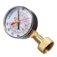 Lepmerk Medidor De Presión De Agua 2-1/2'' Con Tornillo Hembra 3/4'' Y Puntero Rojo Precisión Alta Rango 0-200 PSI - details 8