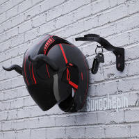 Gancho De Pared Para Casco De Motocicleta Soporte De Almacenamiento Montado En La Pared Estante De Exhibición Para Cascos Material De Nylon Unisex - details 3
