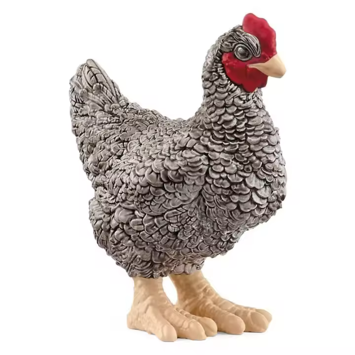 Figura Gallina Plymouth Rock Schleich Farm World colección 13997 - 1