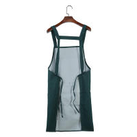 Delantal De Cocina Resistente Al Agua Y Aceite De Color Sólido Moda Para Hombres Y Mujeres Delantal De Trabajo Sin Mangas Para El Hogar - details 13