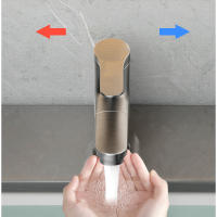 Grifo De Baño De Mano Con Agua Caliente Y Fría Tipo Pull-out Para Accesorios De Baño Grifo De Pórtico Cerámica Contemporáneo - details 8