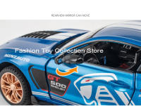 Modelo De Coche De Aleación Mustang Shelby GT500 1:24 Con Sonido Y Luz Vehículo De Retroceso Juguete De Decoración Para Niños - details 5