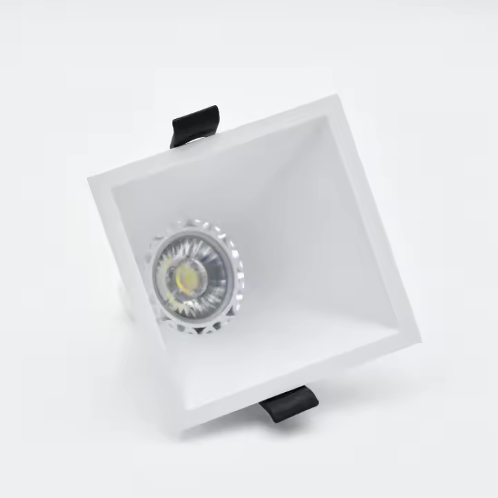LED7 - Aro Empotrable Cuadrado para GU10 Cónico Oblicuo 604 - 1