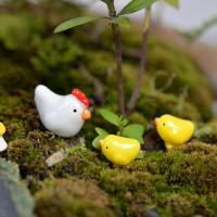 Miniatura De Familia De Pollos Domésticos Para Decoración De Hogar Y Jardín Micro Paisaje Artesanía DIY Accesorios Estilizado Pastoral - details 0