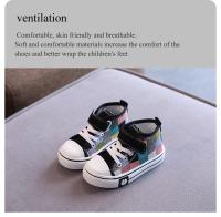 Zapatillas De Niños Casuales Algodón Verano Antideslizantes Transpirables Talla True Unisex Patoleta Y Cordones Dibujos Comunes - details 4