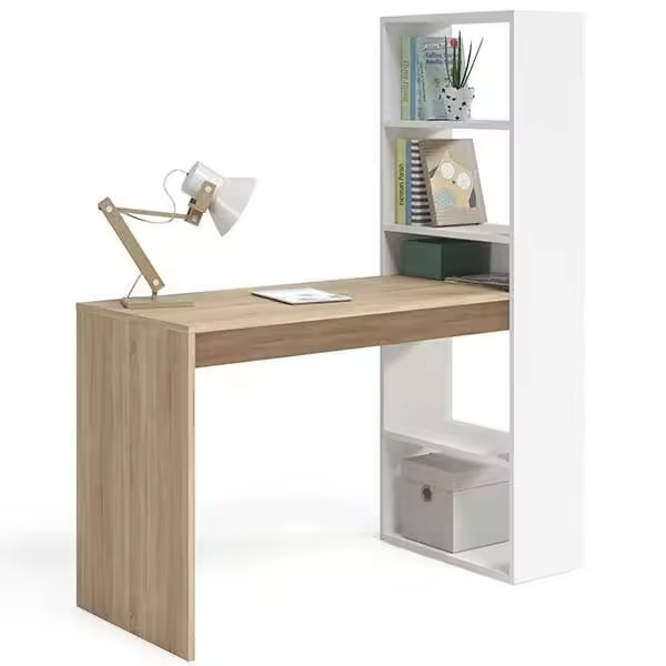Mesa de escritorio + estantería Duplo/Gio Plus 144x120x50 cm - 1