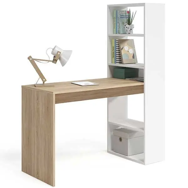 Mesa de escritorio + estantería Duplo/Gio Plus 144x120x50 cm - 1