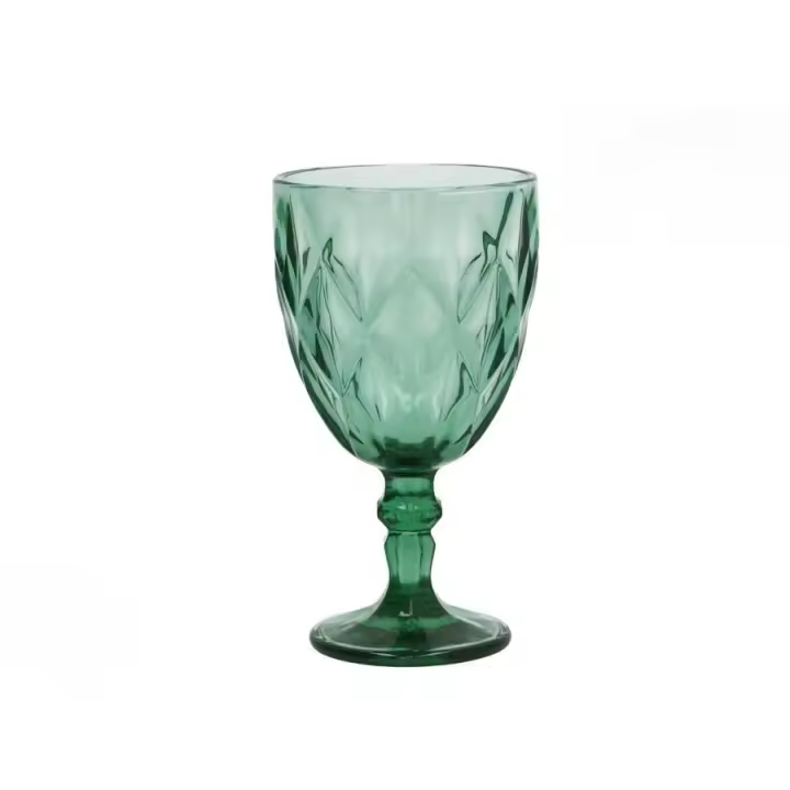 Gerimport Pack 6 Copas cristal modelo Liz 340 ml color verde - 1