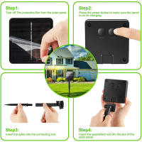 Lámparas Solares LED Cadena De Luces De Hadas Para Exterior Camino Patio Jardín Impermeables Para Navidad Boda Fiesta - details 4