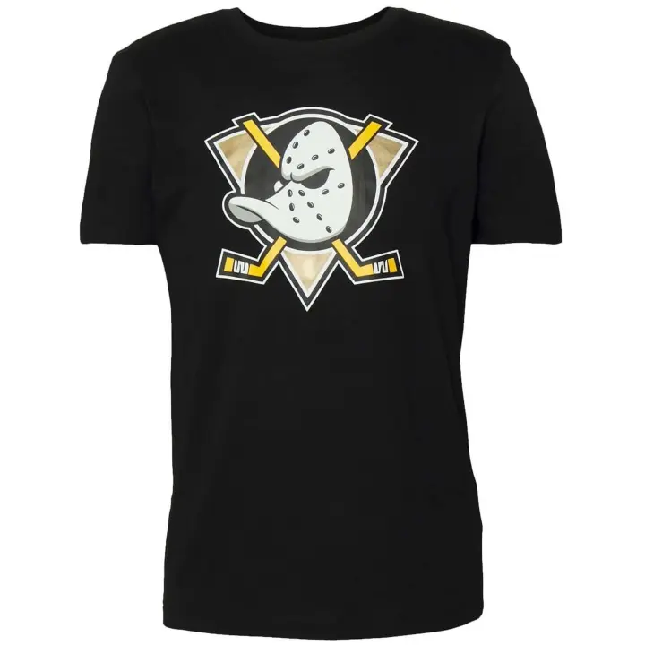 Camiseta de Manga Corta 47'Brand Nhl Anaheim Ducks Imprint '47 Echo Tee para unisex en color negro - 1