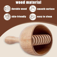 Copa De Madera Sueca Portátil Con Rodillos Masajeador De Terapia De Masaje Para Drenaje Linfático Y Modelado Corporal Herramienta Anti-Cellulitis - details 3