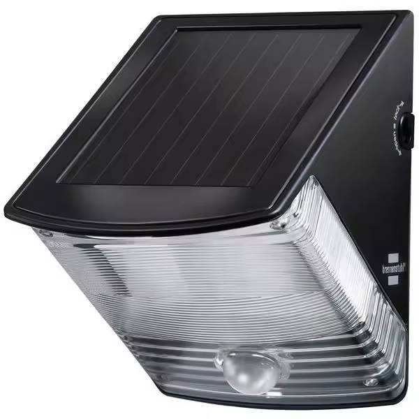 Brennenstuhl-1170970-Foco LED mural solar SOL 04 plus de 85 lm con detector de movimiento y protección IP44 (85 lm) - 1