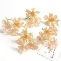 10/20Pcs Plantas Artificiales Flor De 10cm Decoración Para Hogar Jardín Bodas DIY Corona Accesorios Caja De Regalo Estilo De Flor De Seda - details 8