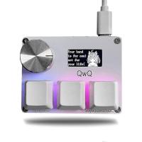 Sayodevice Osu O3c Rapid Trigger Hall Switches Magnetic Linear Switches Keyboard With Knob And Screen,copy Paste,shotcut,macro Hotswap Mini Keypadaa - details 0