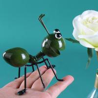 4/2pcs Escultura De Hierro De Abeja Para Jardín Decoración De Pared Exterior Figura De Piedra Para Patio Jardín Y Escritorio - details 20