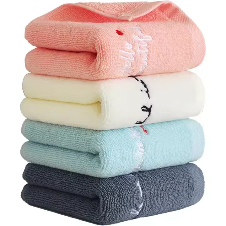 Juego de 4 toallas de invitados para gimnasios, Playa, piscina, Salón, Boda, hotel, spa, 34x74 cm, juego de toallas de baño para niños (E) - 1