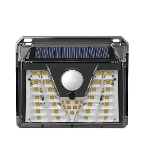 Elbat aplique led solar - 150lm - luz fria 6500k - sensor de movimiento - bateria 1200mah - 1
