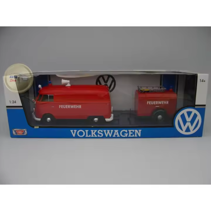 Volkswagen T2 Van Set Feuerwehr Nuevo en Embalaje Original - 1