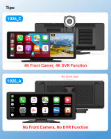 Juguete De Coche Portátil IPS Táctil 11.26 Pulgadas Reproductor Multimedia 4K DVR Con Wireless CarPlay/Android Auto Dual Lente Grabadora De Conducción - details 1