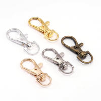 10Pcs/Lot Hebilla De Cangrejo Giratoria Para Llavero Bolsa Cinturón Cadena De Perro Joyería DIY Conector De Llavero De Metal Cuádruple - details 0
