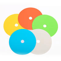 10pcs Matrices De Entrenamiento De Fútbol Planas Perforadas Marcadores Obstáculos Y Barricadas Para Equipo De Deportes - details 5