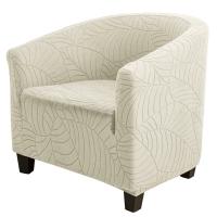 Cubierta De Silla Club Elástica En Jaquearl Sólido Protección De Muebles Para Sala De Estar Cubierta De Sofá De Barra Adecuada Para Silla De Un Brazo - details 24