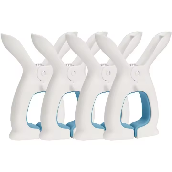 pinzas para toallas de playa, pinzas reutilizables para toallas de playa, pinzas de plástico para colchas, tumbonas, sillas de piscina, ropa, mantas y más (S-Azul) - 1