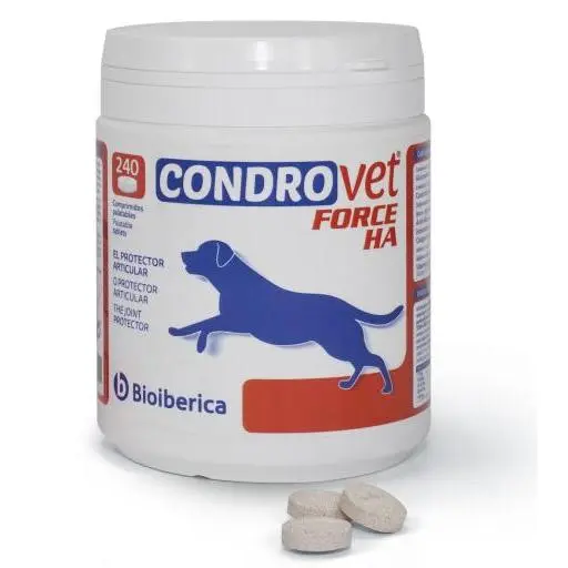 Bioiberica Condroprotector Condrovet Force HA para Problemas Articulares - 240 Tabletten - 1
