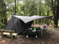 Carpa Grande De Camping 5.1x5.1m Impermeable Octagonal Mariposa Para Exterior Sombrilla Tienda De Sombra Playa Tourista Canopy - details 21