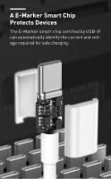 Cable De Carga Rápida USB C a Tipo C 100W Para iPhone 15 plus pro Max Samsung Moto Huawei Honor Realme iQOO Dual Tipo-C De Doble Conector - details 10