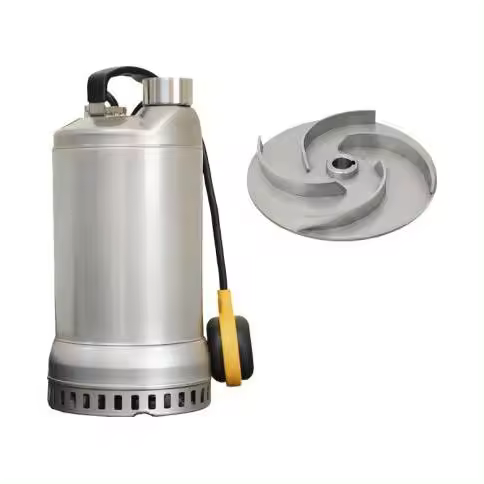 Saciro Bomba Sumergible para Drenaje DRX10 M Aut 1,0Hp - Aguas Turbias y Arenosas - Máximo 8 Mm de Diámetro - 1