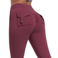 SSITO Leggings de Gimnasio con bolsillos, pantalones de entrenamiento para correr, Pantones Atlético de Alta elasticidad para Mujer, pantalones SexIs de Belta High, Mallas de elevación de glúticos de Color sólido - details 42