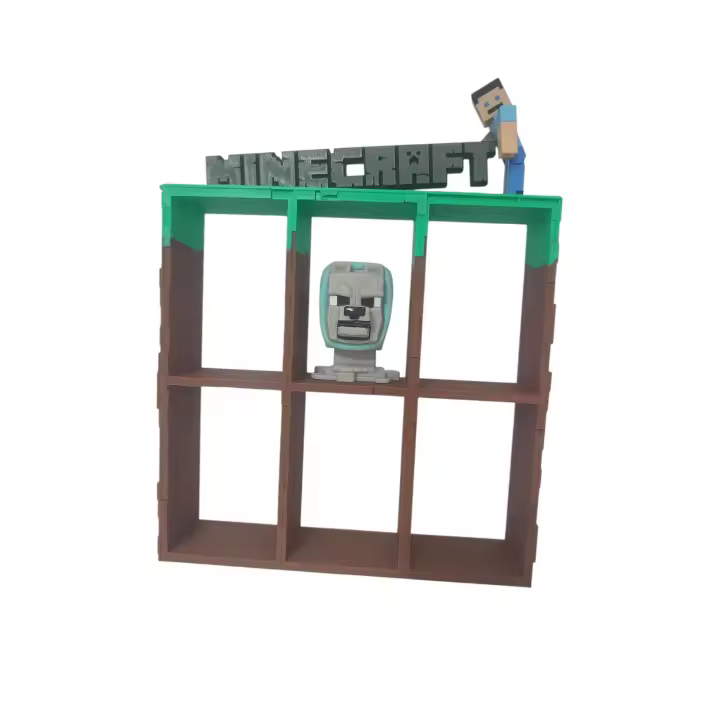 Expositor o stand Minecraft McDonald's cajita feliz - 1