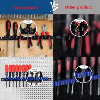 Organizador De Herramientas 3PC Soporte Para Destornillador Y Llave De Fijación Montaje En Pared Estante De Almacenamiento Para Herramientas LIXIU - details 7