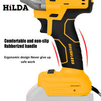 Llave De Impacto Eléctrica HILDA 21V Recargable Sin Llave De Fijación 1/2 Sin Batería Para Bricolaje En Casa Motor De Tipo Sin Escobillas Peso 1kg - details 5