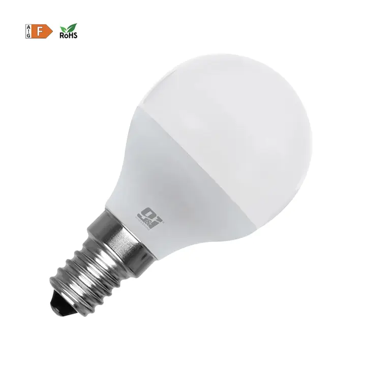 ORION91 Bombilla LED G45 E14 Esférica 6w (=40w) 470lm Blanco Frío 6000k 25000h Foco Iluminación Aplique Lámpara Bombilla - Nine&One Premium - 1