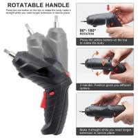 Juego De Herramientas Eléctricas Para El Hogar Mini Taladro Y Destornillador Sin Cable De Batería 4.2V Para Mantenimiento Y Reparación - details 4