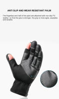 Guantes De Pesca Invierno Impermeables 2 Dedos Plegables Antigolpes Para Hombres Y Mujeres Guantes De Veludo Térmicos Para Angling Y Ciclismo Al Aire Libre - details 9